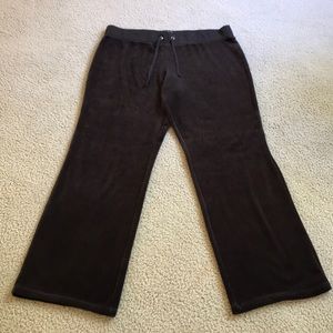 NWOT New York & Company Brown Velour Pants